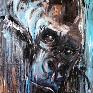 Ralf Koenemann painting gorilla 78