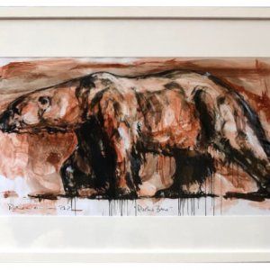 Ralf Koenemann painting polarbear 11