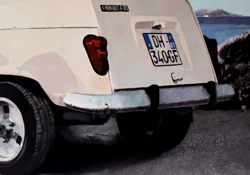 Andreas Maul - Renault 4 an der Cote d'Azur Detail