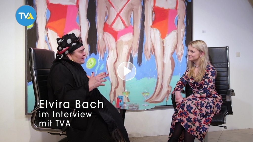 Elvira Bach im Interview mit TVA
