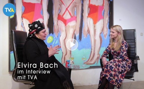 Elvira Bach im Interview mit TVA