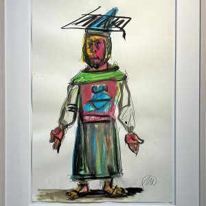 Markus Lüpertz - La Boheme Kostüm